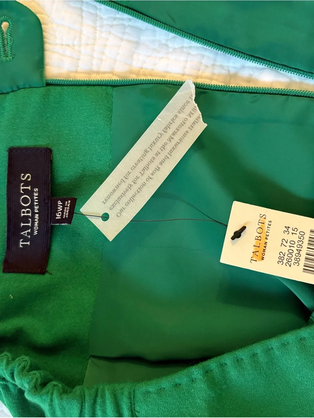 Talbots Green Mini Skirt